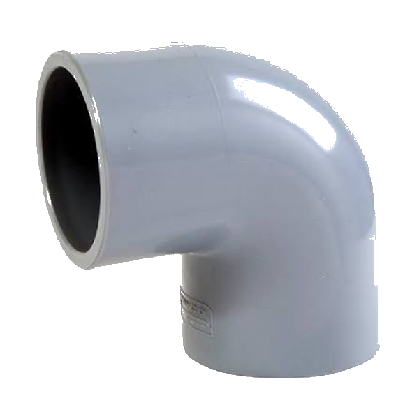 Codo PVC de 90 grados de 1/2 pulgada