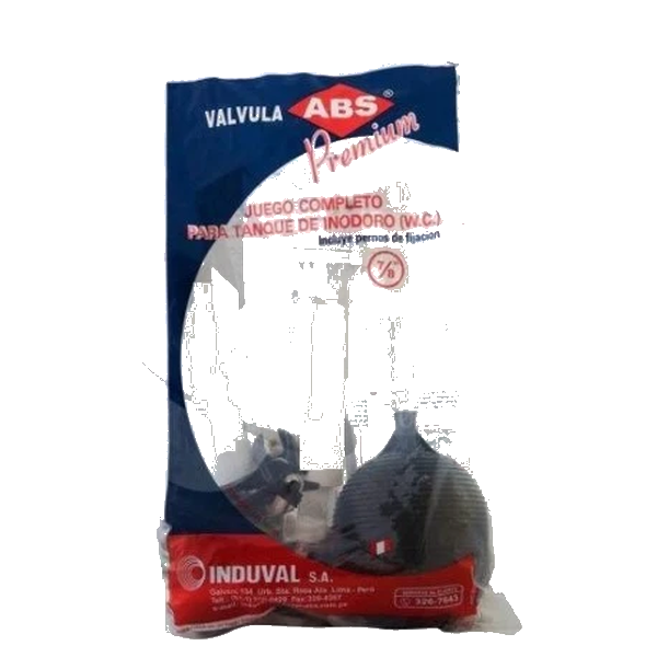 ACCESORIO COMPLETO INODORO (PALANCA) PESADO PREMIUM 7/8" "ABS"