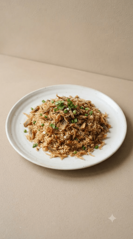 ข้าวผัดปลาสลิดกรอบ