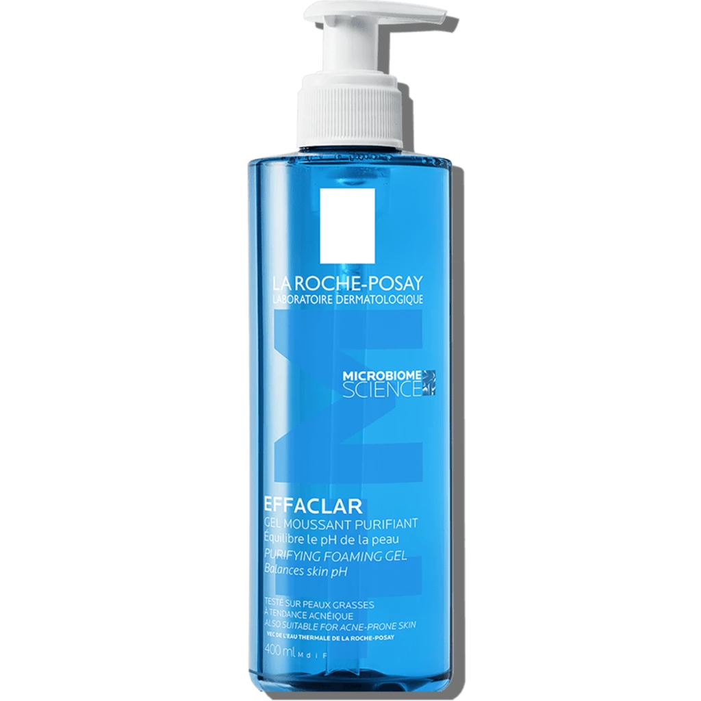 La Roche-Posay Effaclar Gel Moussant Peau Grasse Acnéique 400ml - Efficace