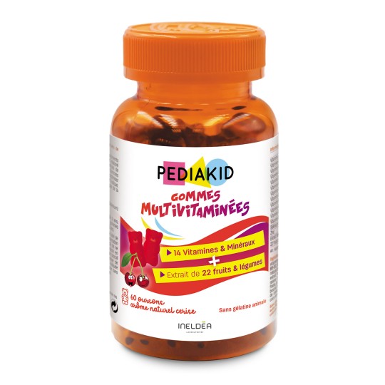Pediakid gommes multivitaminées – 60 gommes