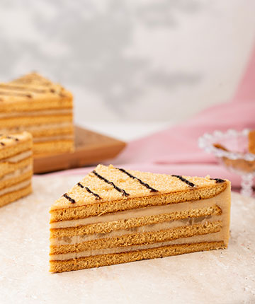 CHEFS CAKE BALLI CEVİZLİ PASTA 1*8
