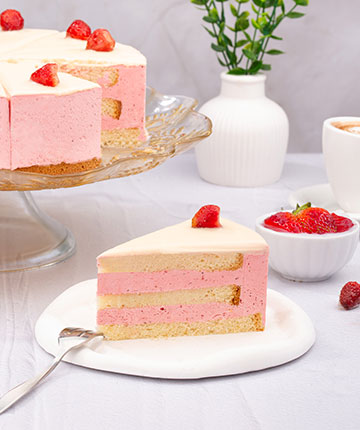 CHEFS CAKE ÇİLEKLİ  PASTA 1*10