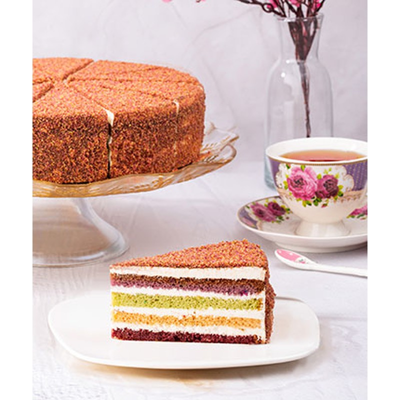 Chefs Cake Gökkuşağı Pasta