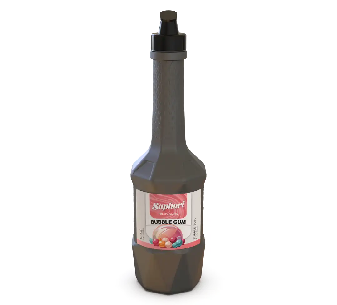 Saphori Bubble Gum Meyve Püresi 1.1 Kg