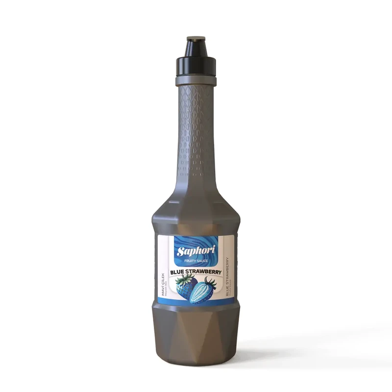 Saphori Mavi Çilek Meyve Püresi 1.1 Kg