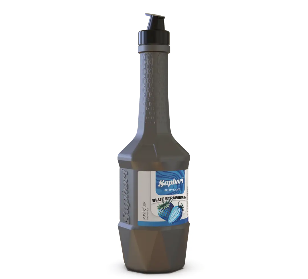 Saphori Mavi Çilek Meyve Püresi 1.1 Kg