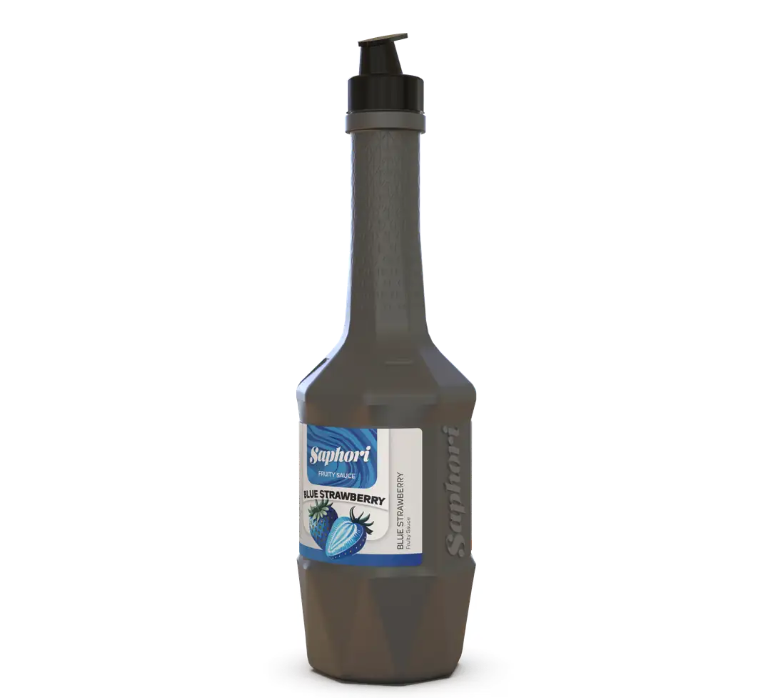 Saphori Mavi Çilek Meyve Püresi 1.1 Kg