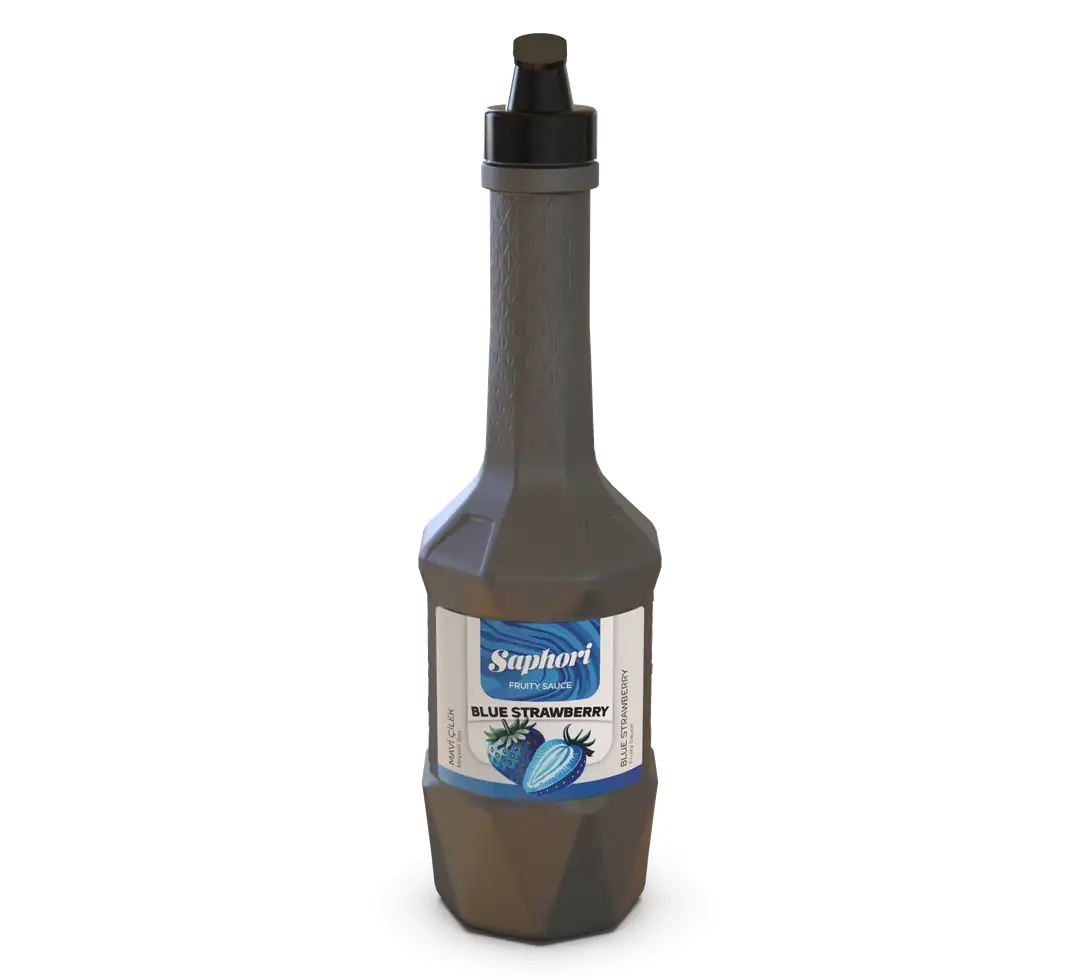 Saphori Mavi Çilek Meyve Püresi 1.1 Kg