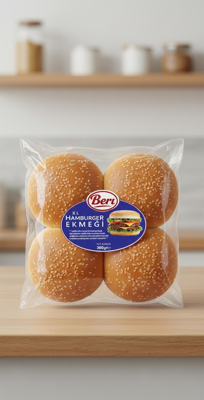 BERİ SUSAMLI HAMBURGER EKMEĞİ 90 GR