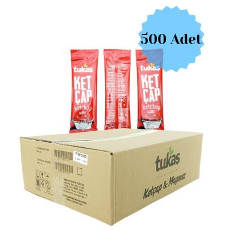 Tukaş PP Ketçap 500 Ad 9 gr