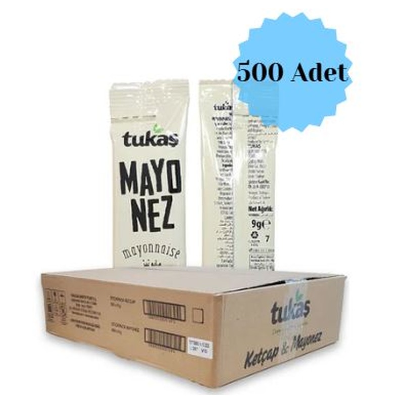 Tukaş PP Mayonez 500 Ad 9 gr