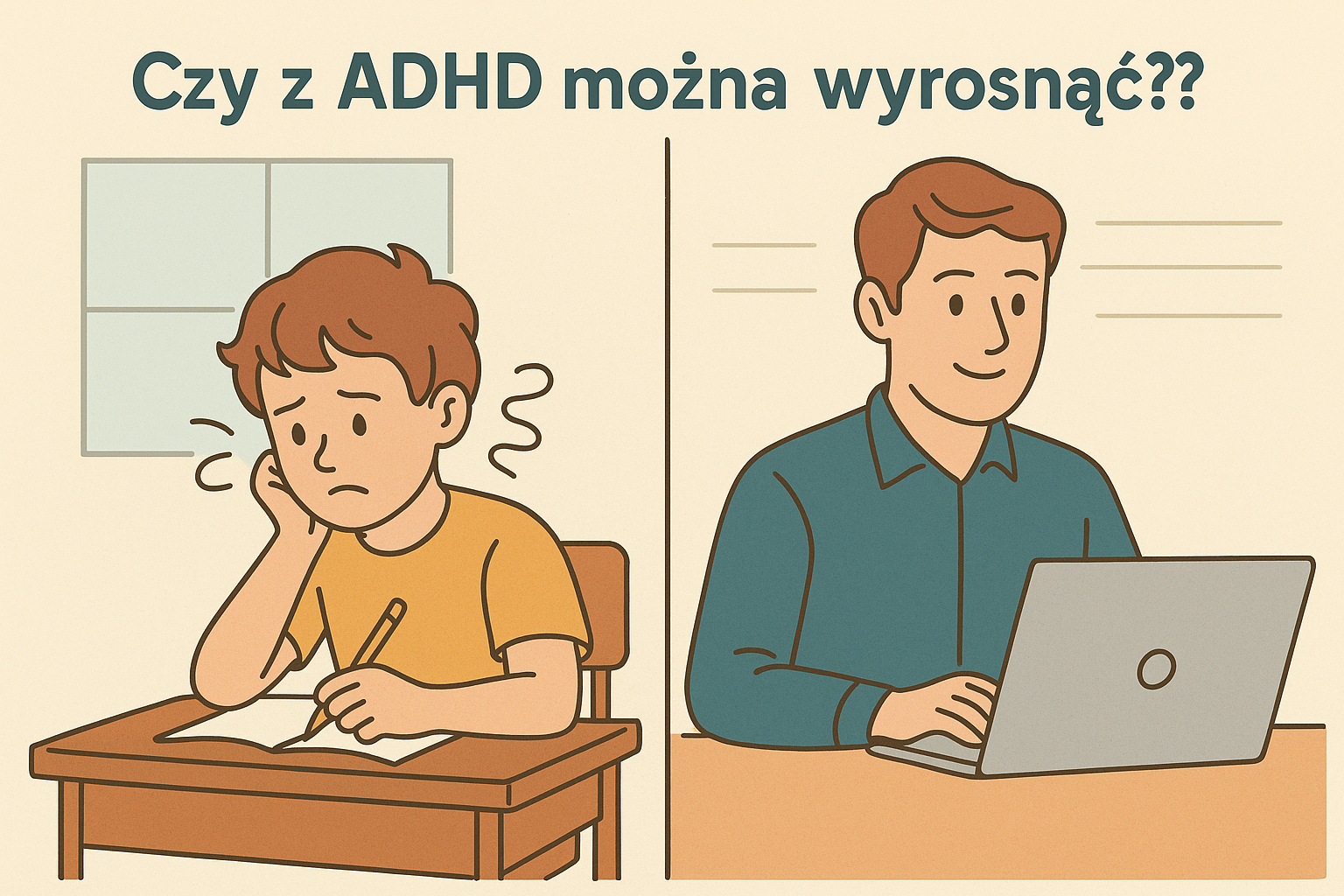 Czy z ADHD można „wyrosnąć”?