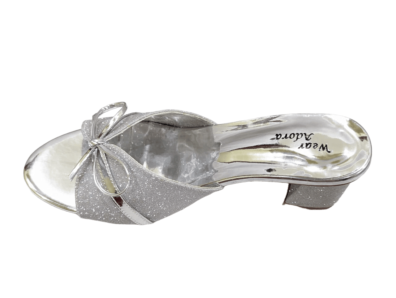 Sparkling Mid Heel Sandals — handcrafted Heels by Wear Adora 5