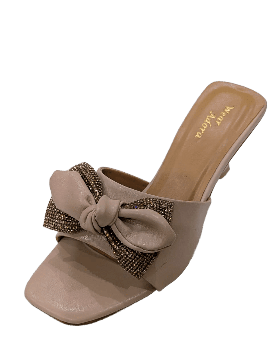 Bow & crystal Party Heels — handcrafted Heels by Wear Adora 5