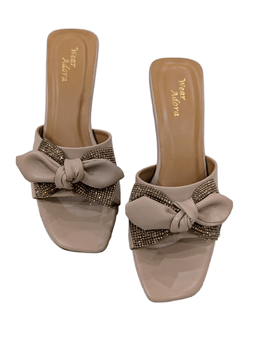 Bow & crystal Party Heels — handcrafted Heels by Wear Adora 6