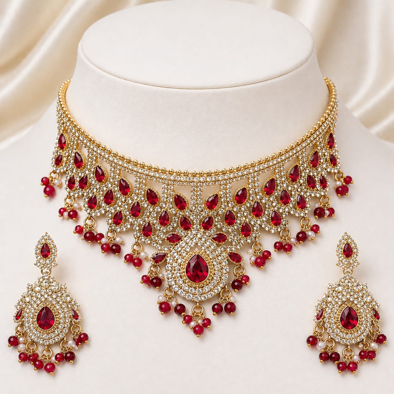 Noor-e-Rang Bridal Choker Set 💚👑✨ 3