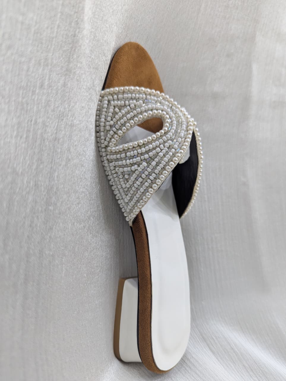 Pearl Knot Flat Slides — handcrafted Slides by Wear Adora 4