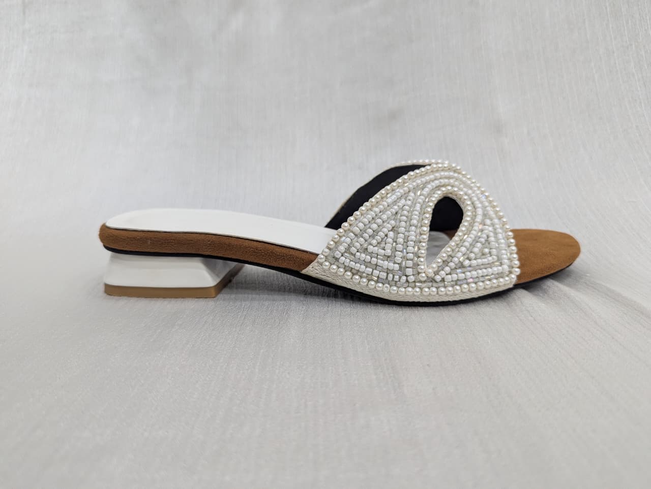 Pearl Knot Flat Slides — handcrafted Slides by Wear Adora 5