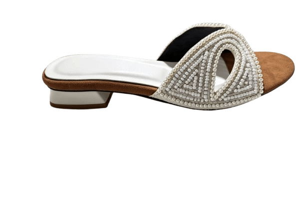 Pearl Knot Flat Slides — handcrafted Slides by Wear Adora 7
