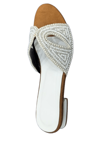 Pearl Knot Flat Slides — handcrafted Slides by Wear Adora 8
