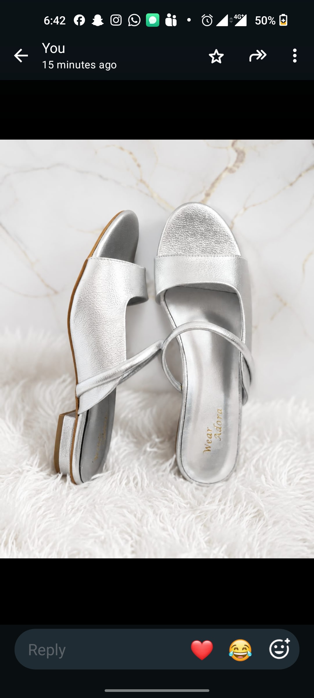 Elegant Textured Block Heel Sandals – Silver & Golden — handcrafted Slides by Wear Adora