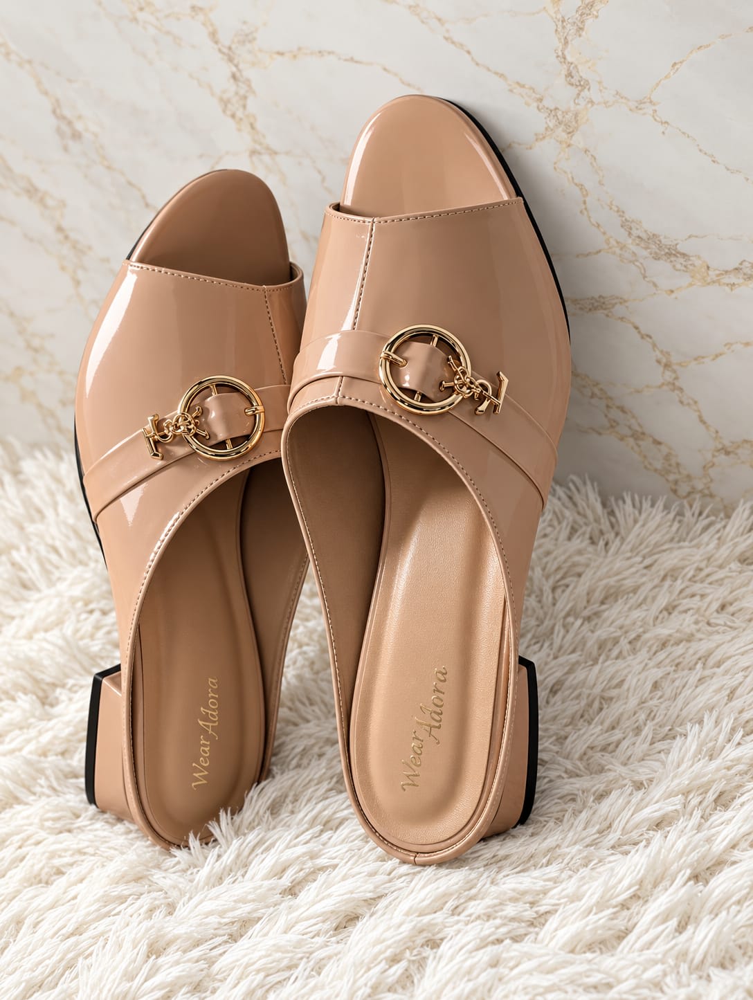 Adora Luxe Buckle Mules | Wear Adora — handcrafted Slides by Wear Adora 2