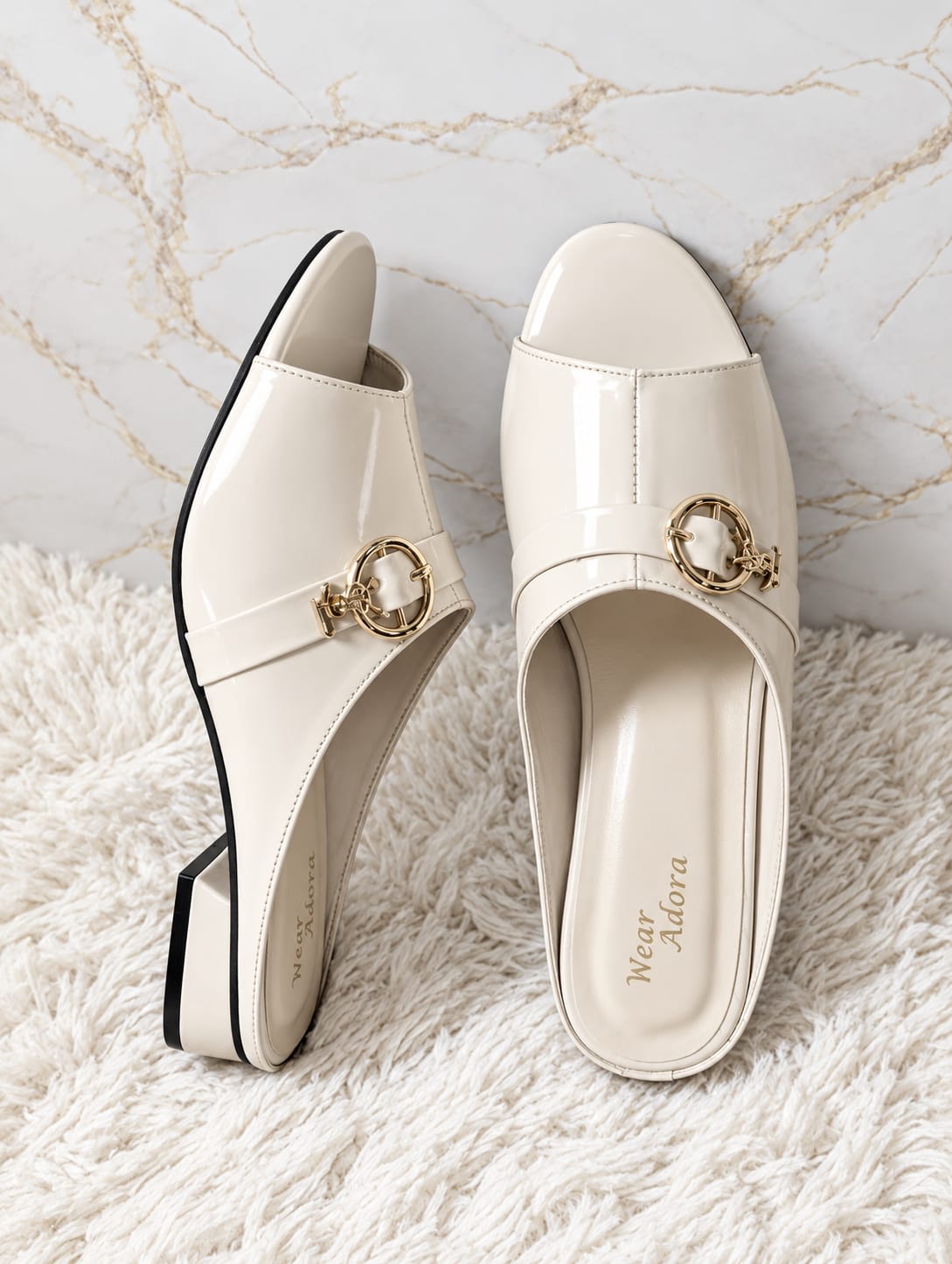Adora Luxe Buckle Mules | Wear Adora — handcrafted Slides by Wear Adora