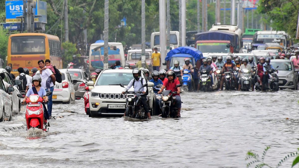 Heavy Local Rainfall, Not Meghalaya Runoff, Triggered Guwahati Floods