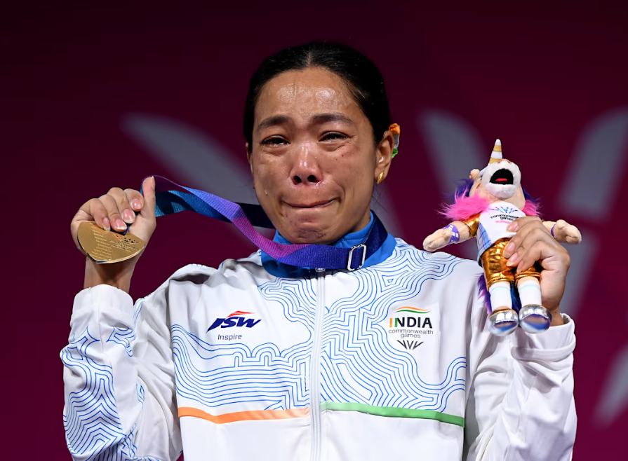Mirabai Chanu Lifts India's First Gold with Historic Commonwealth Games Hat-Trick in Glasgow