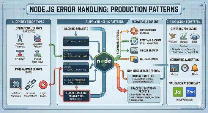 error handling in nodejs