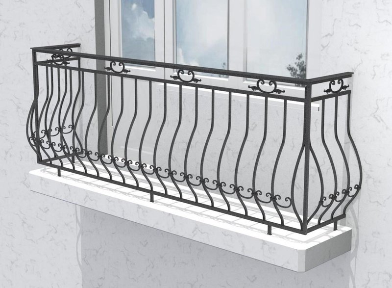 Перила и ограждения для балкона на заказ. Заказать кованый балкон в Истре. Кованые балконы, ковка в Истре, заказать кованые решетки в Истре, кованые балконы на заказ, кованые ограждения на заказ в Истринской области