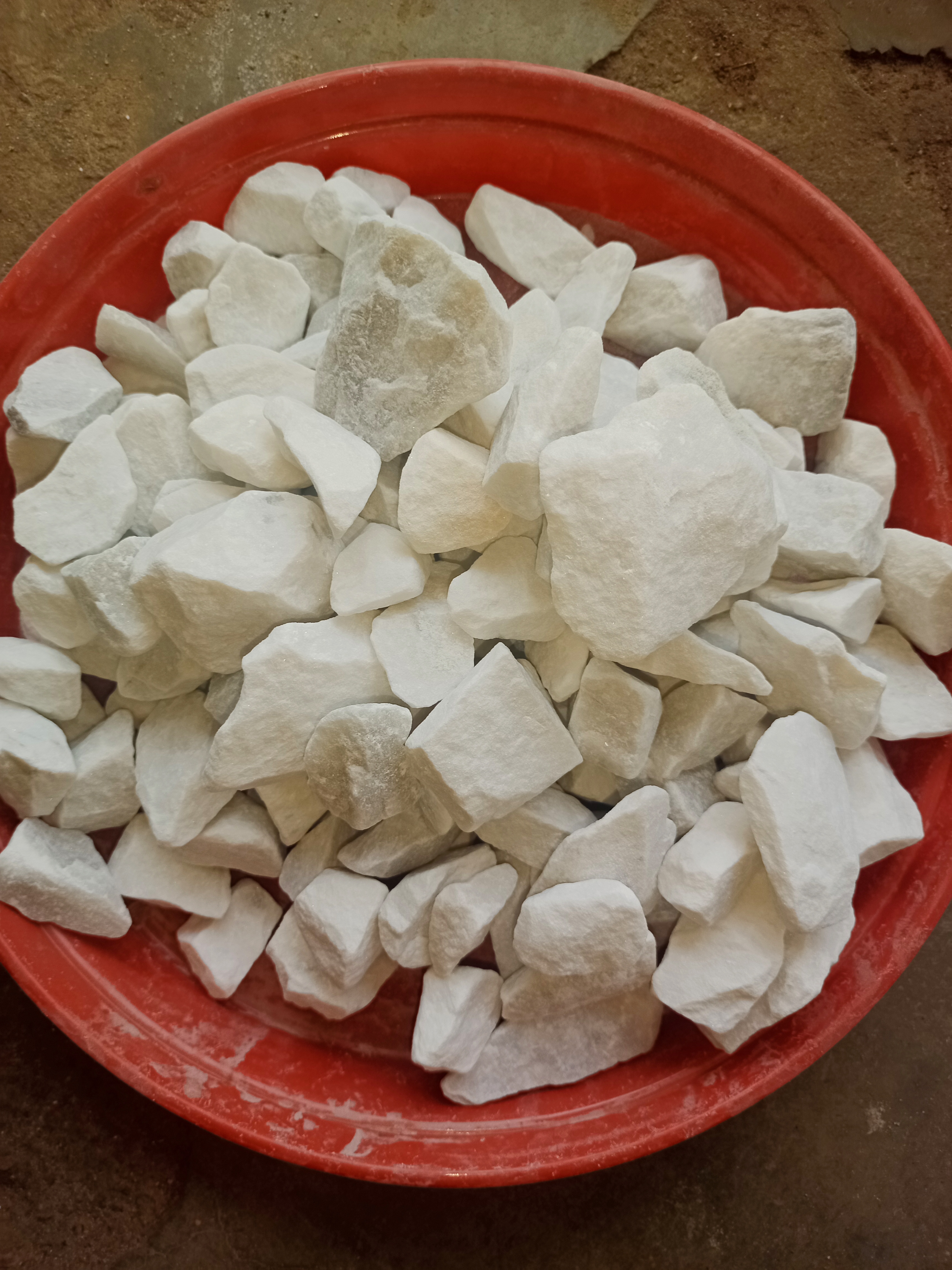 white stone
