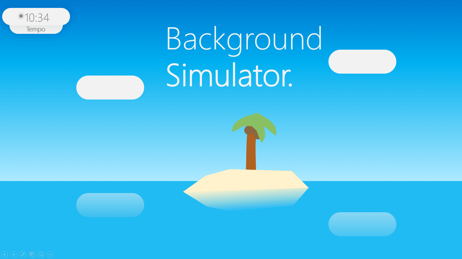 Background Simulator.