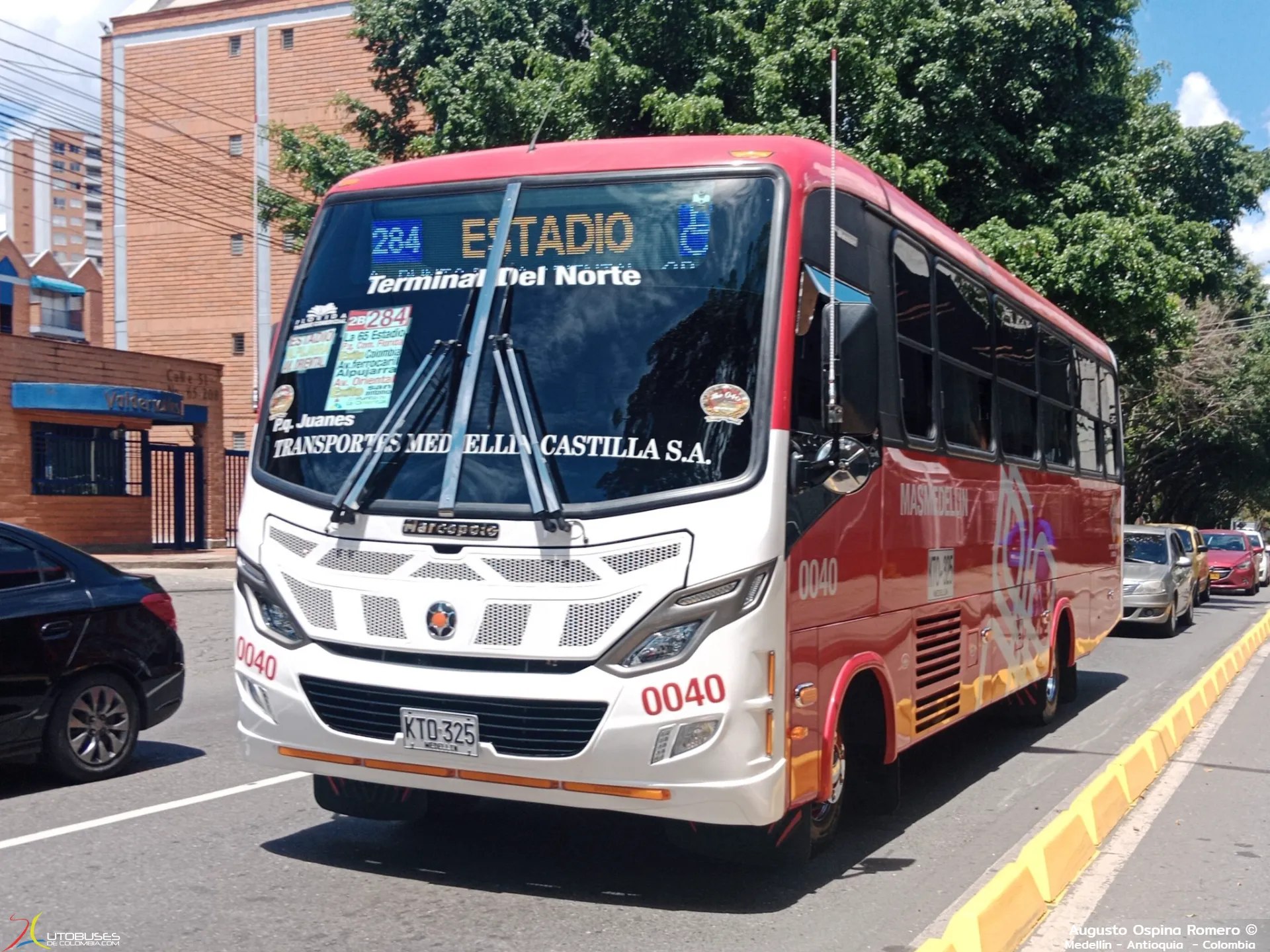 Marcopolo New Senior 680 Mercedes Benz LO 9164.8 de Transportes Medellín Castilla S.A.