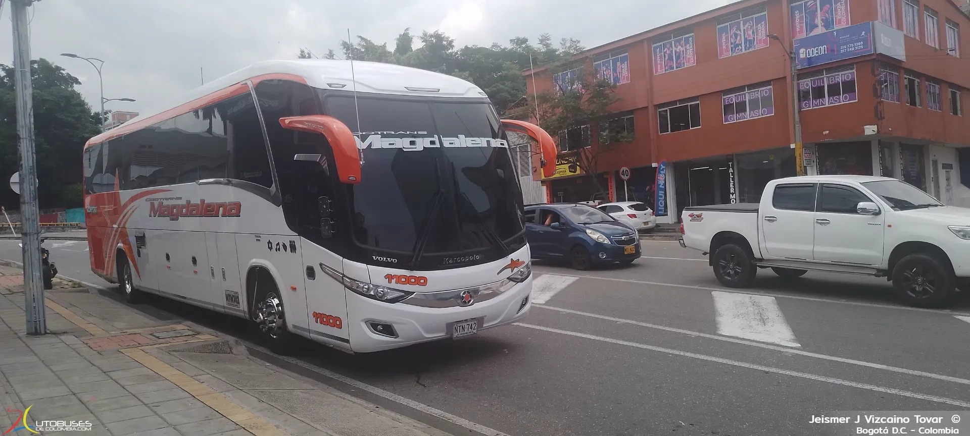 Marcopolo Paradiso 1200 New G7 Volvo B460R de Cotrans Magdalena