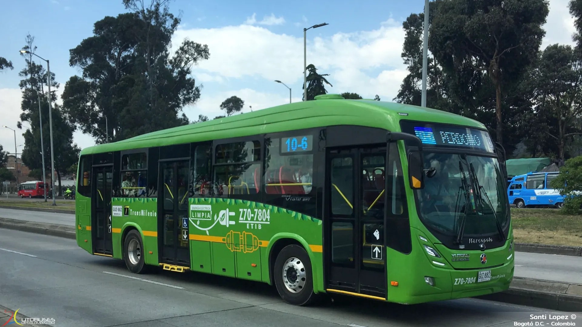 Marcopolo Gran Viale BRT Yutong de Etib S.A.S