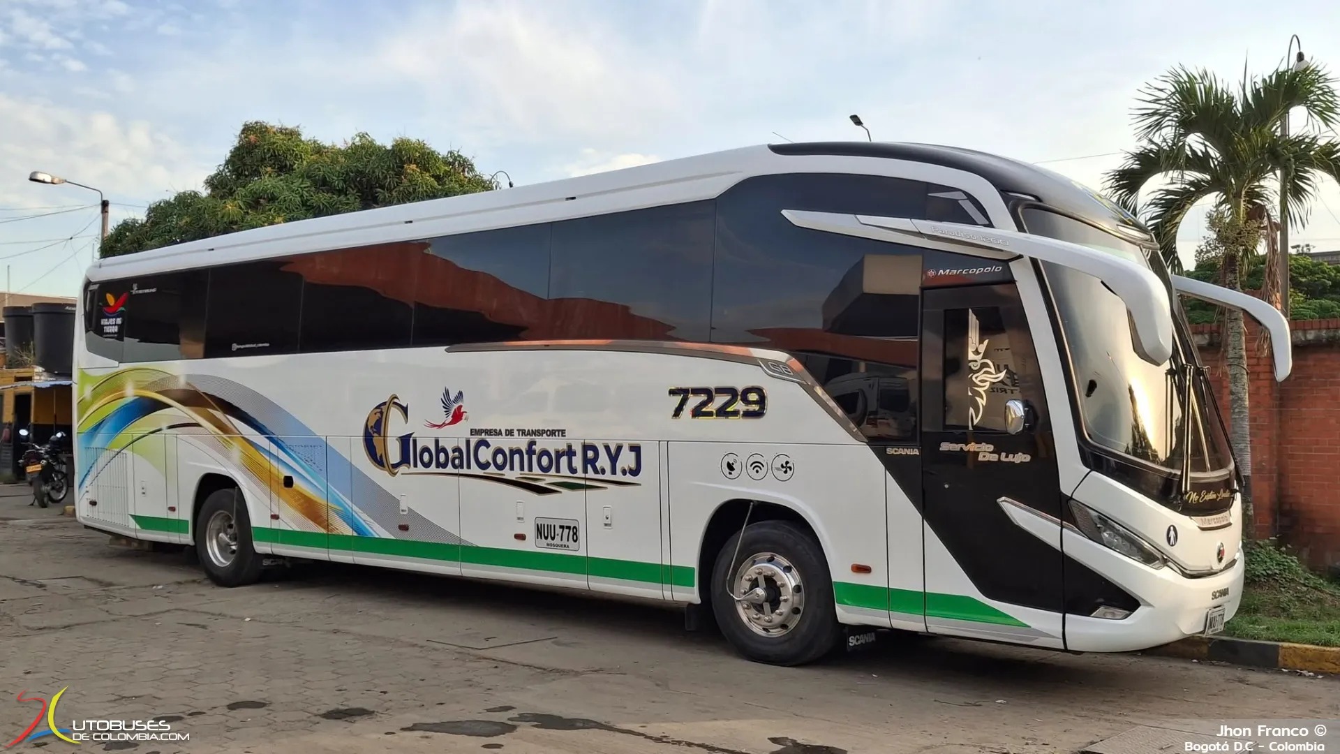 Marcopolo Paradiso 1200 G8 Scania K410 de Global Confort R.Y.J