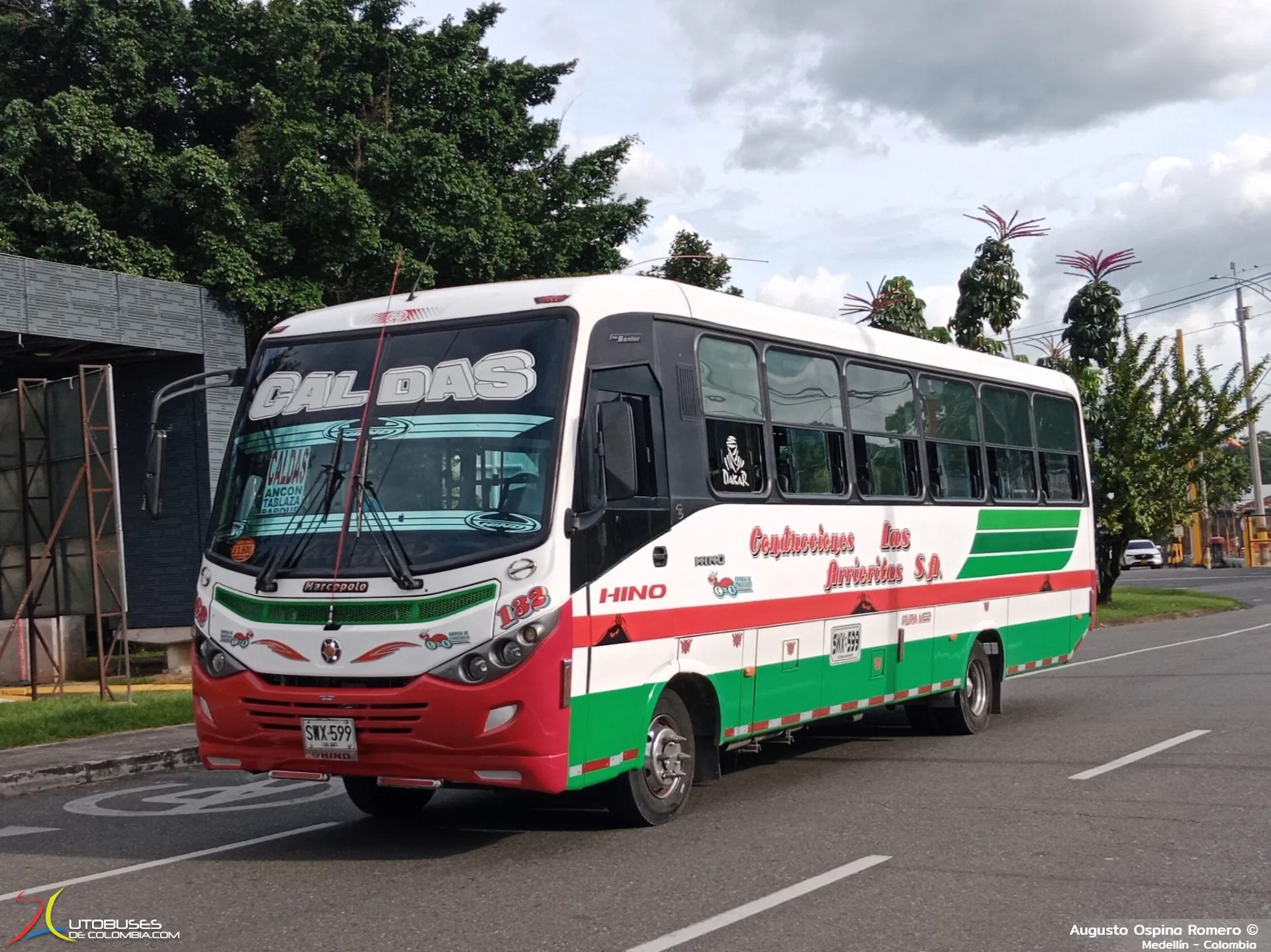 Marcopolo Ideale 800 Hino FC9J de Conducciones las Arrieritas