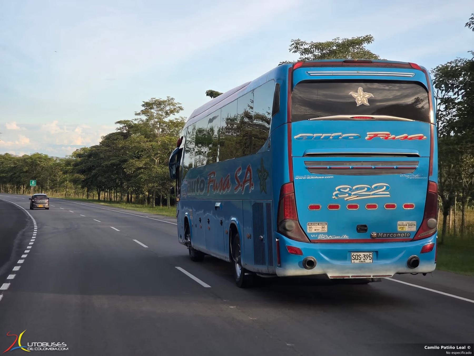 Marcopolo Paradiso 1200 G7 Chevrolet Isuzu LV 150 de AutoFusa S.A.