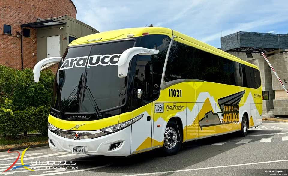 Marcopolo Paradiso 1200 New G7 Volvo  B460R de Empresa Arauca