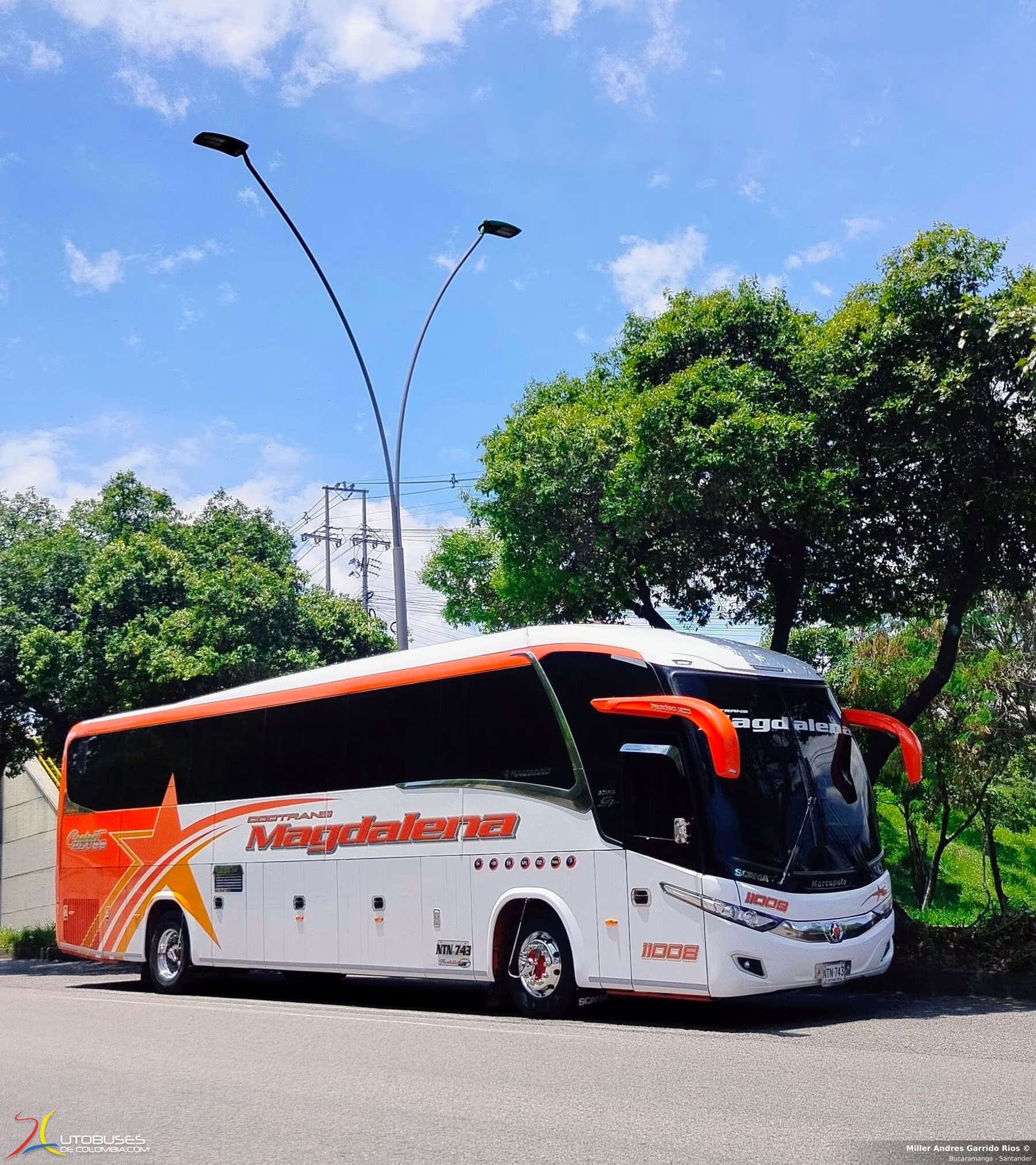 Marcopolo Paradiso 1200 New G7 Scania K410 de Cootrans Magdalena