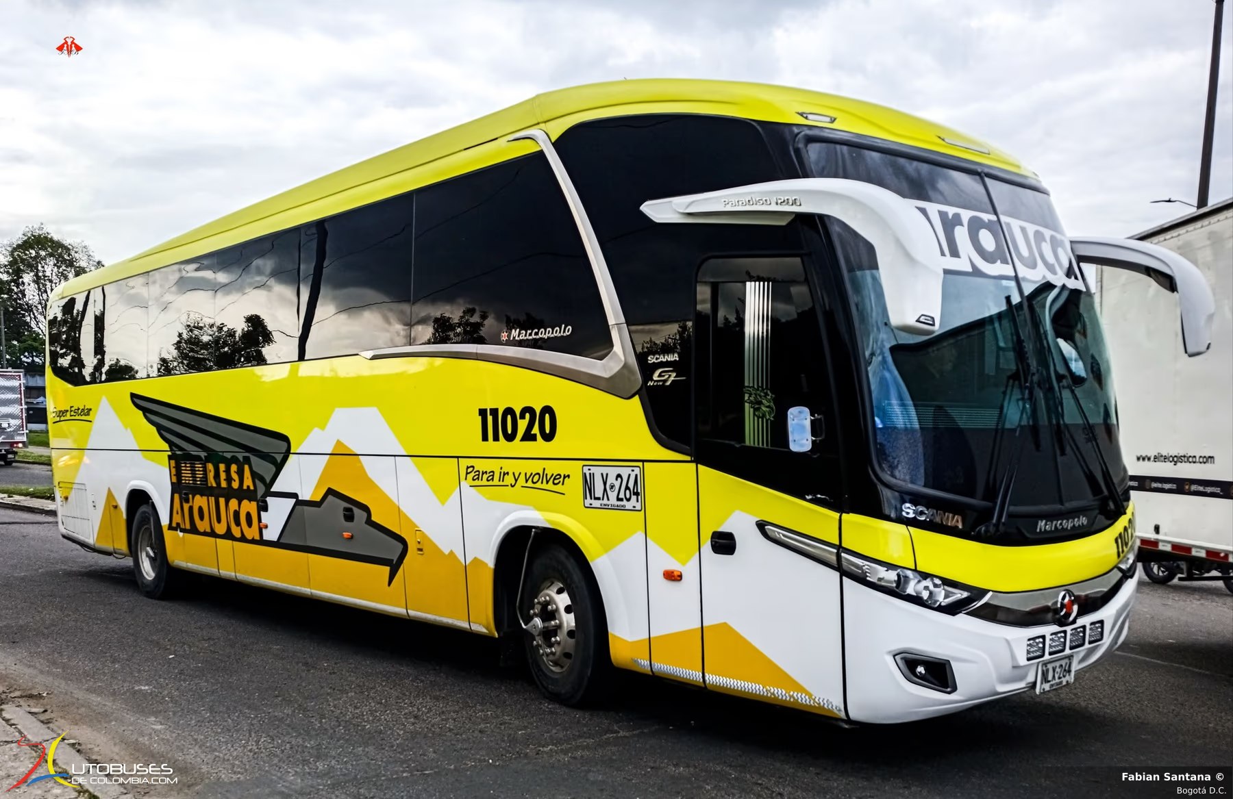 Marcopolo Paradiso 1200 New G7 Scania K410 de Empresa Arauca