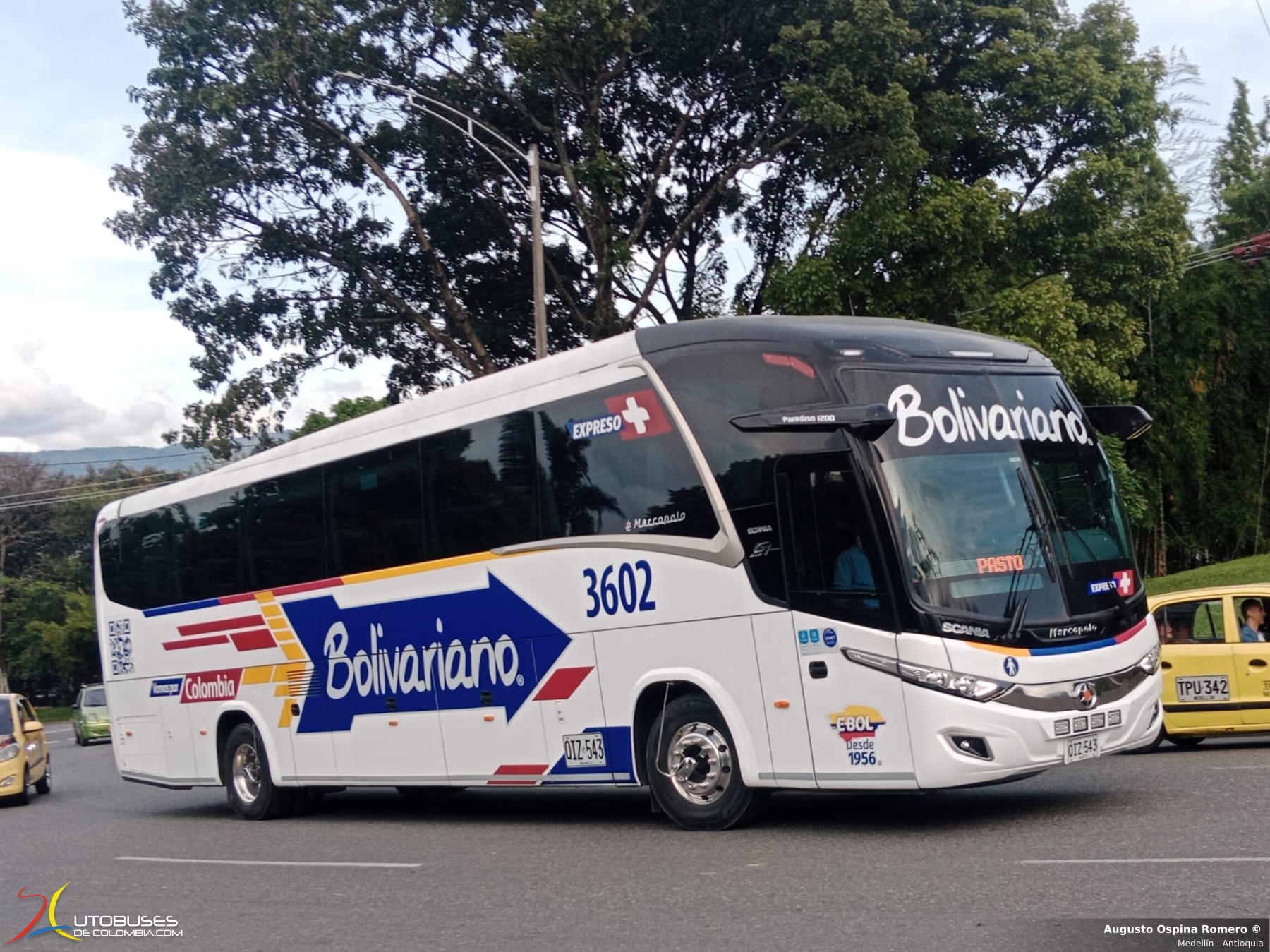 Marcopolo Paradiso 1200 New G7 Scania K410 de Expreso Bolivariano S.A.