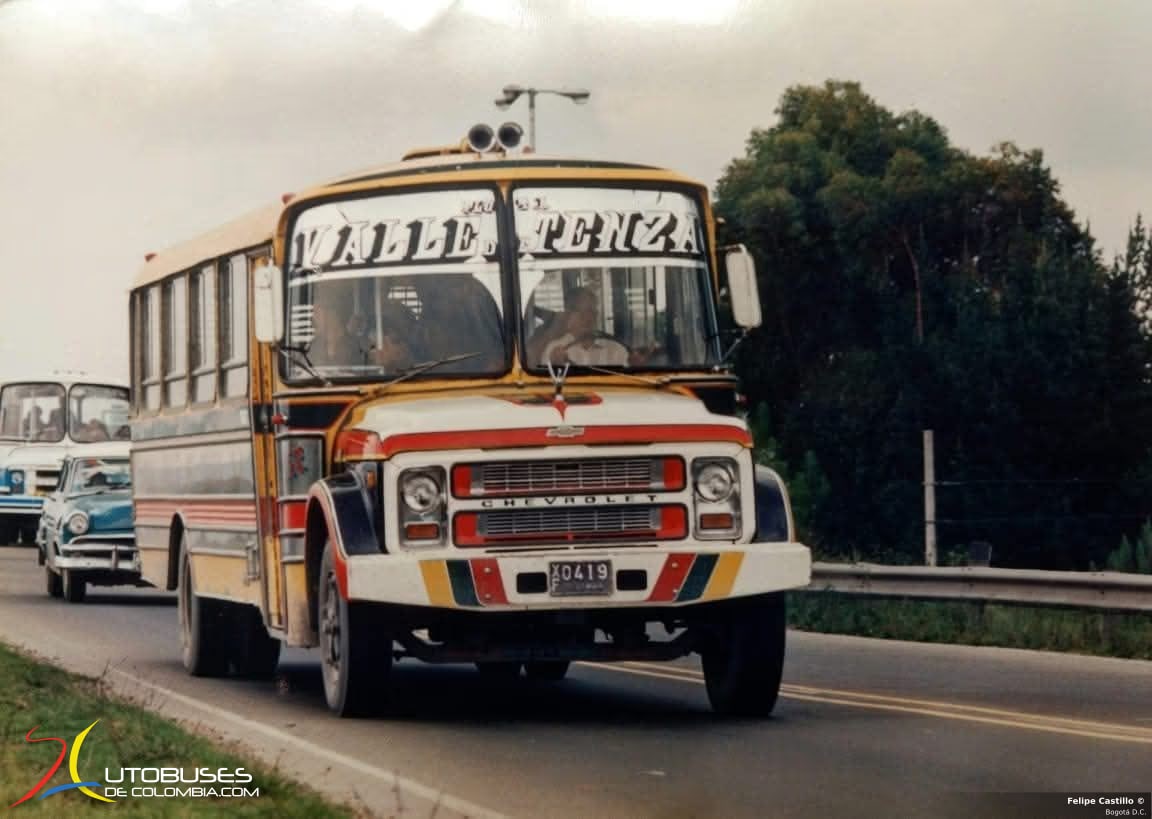 Superior Chevrolet B60 de Flota Valle de Tenza S.A.