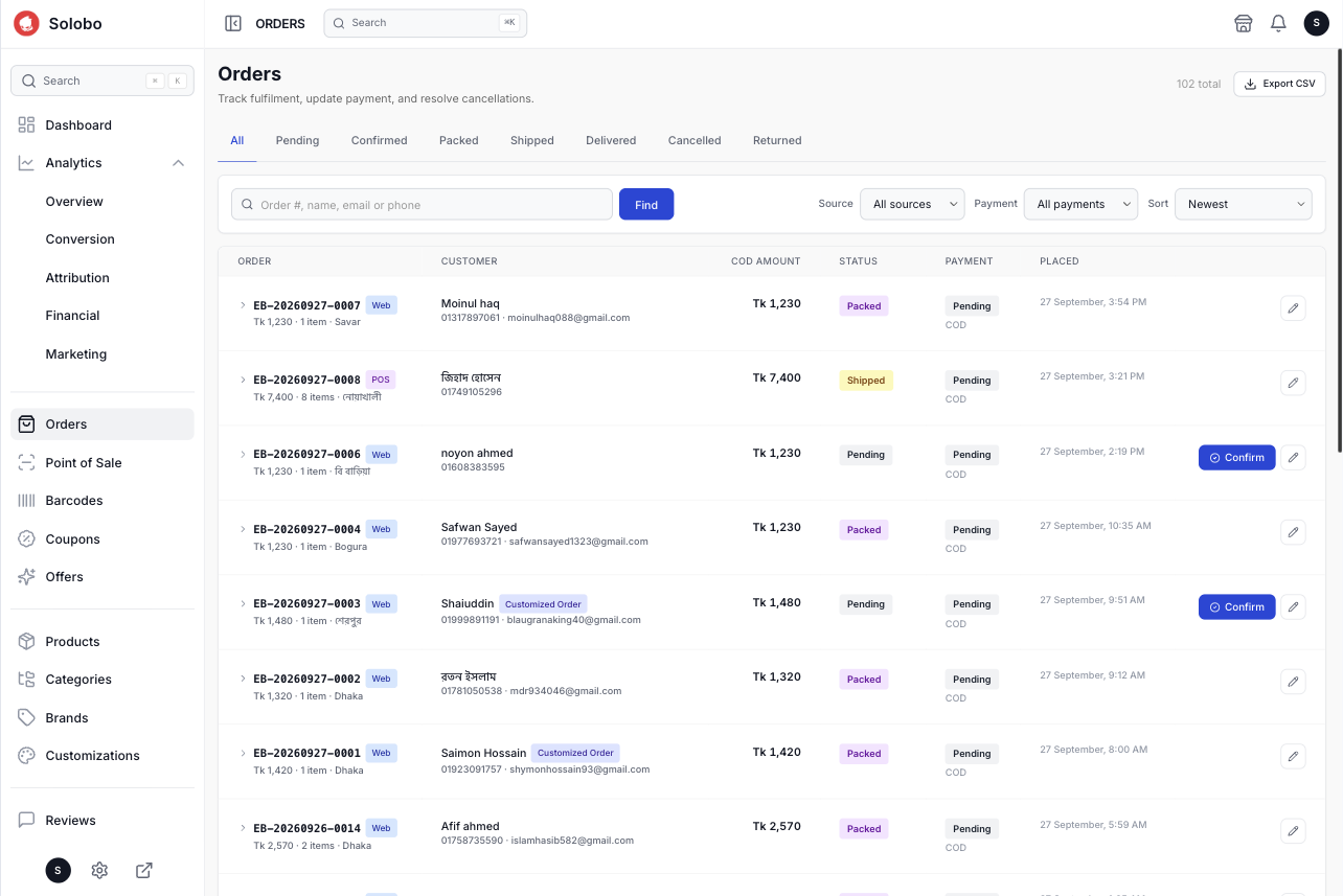 Order Management & Fulfillment Hub