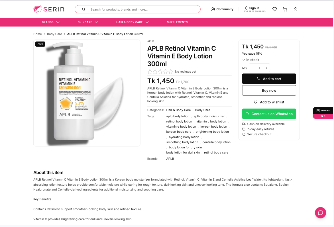 Dynamic E-Commerce Product Details Page Architecture Interactive Single-Product Experience with Dynamic Pricing and Inventory Integration