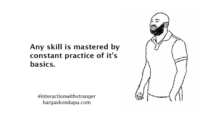 Mastering a skill