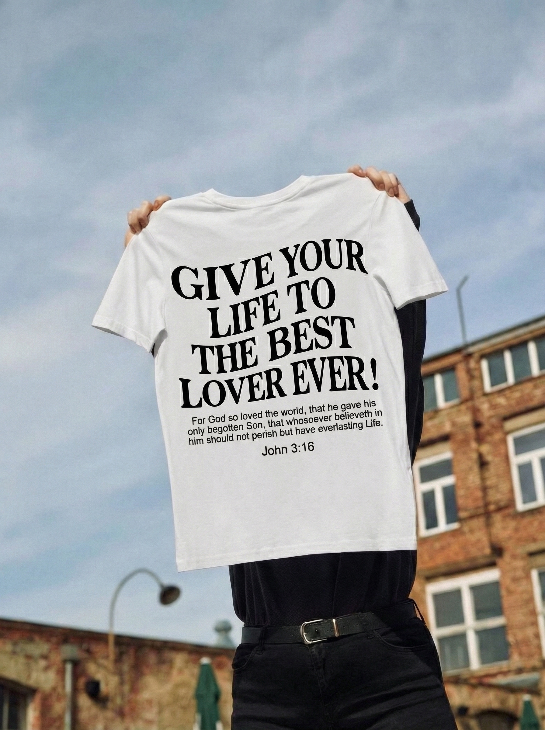 Jesus loves you tee