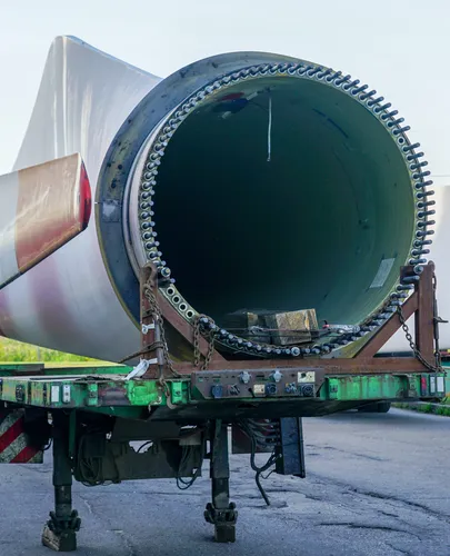 GWSI heavy-haul trailer carrying oversized industrial cargo